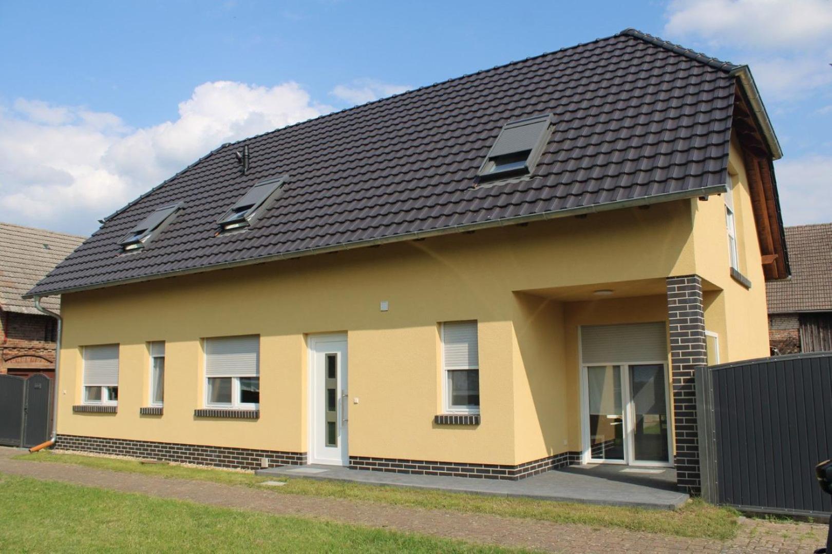 Ferienhaus Zur Eiche Am Dorfanger Villa Waldow Exterior foto